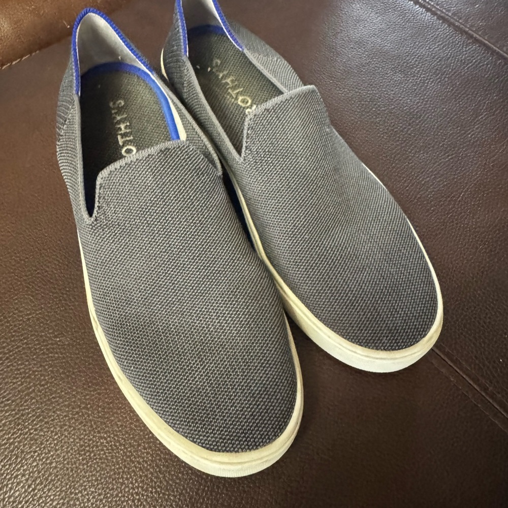 Rothy's Charcoal and Blue Men's Loafers
